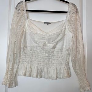 Off the Shoulder Crop Top Blouse